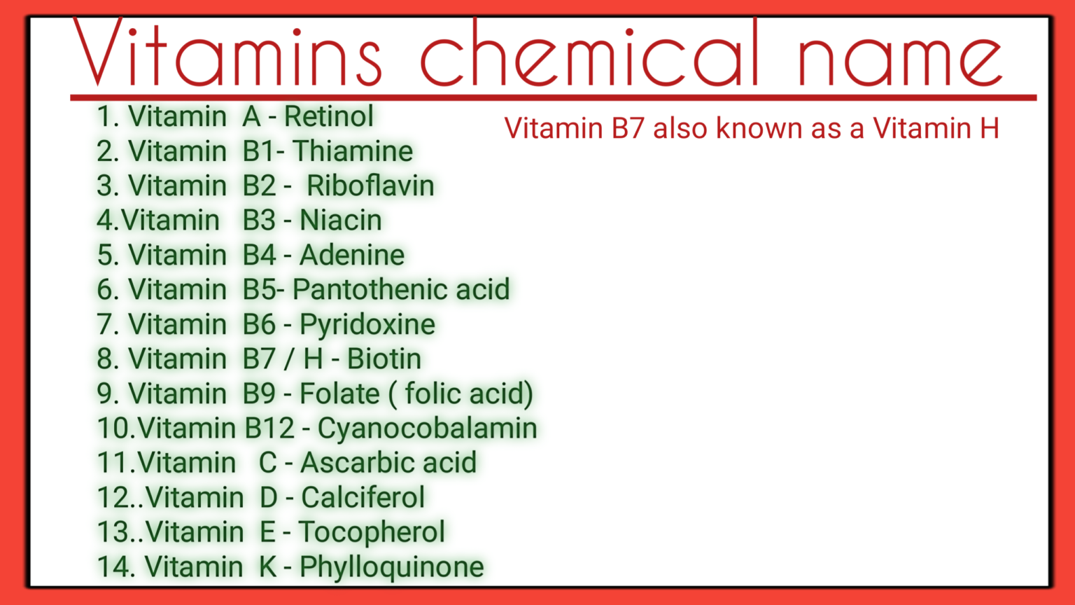 Vitamins Chemical Name Function Bloggjhedu