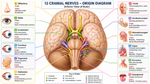 Cranial nerves of Human